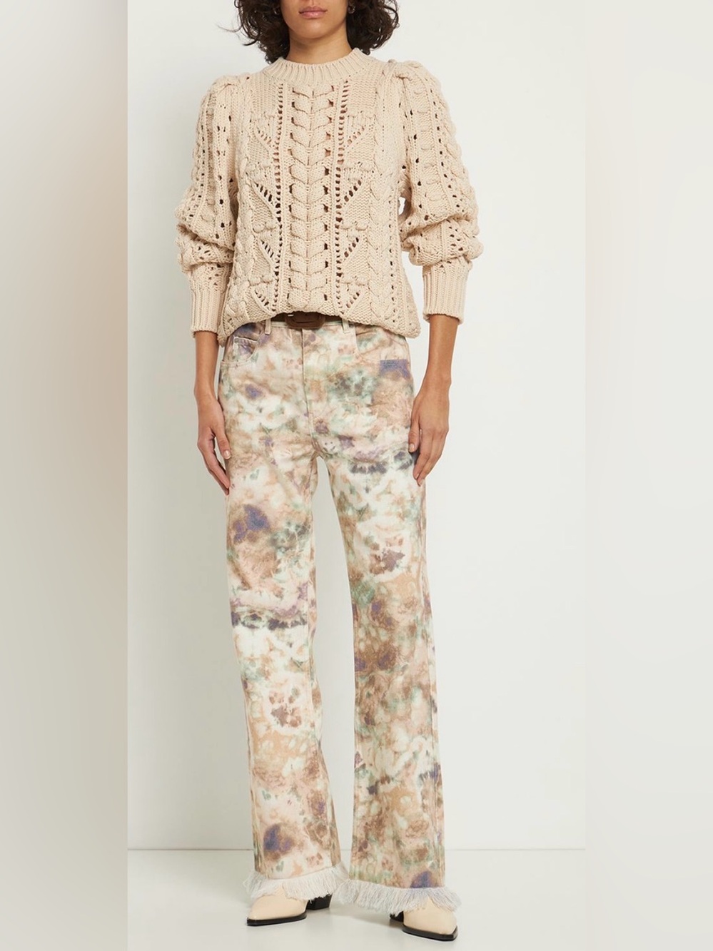Isabel Marant Etoile Belvira printed cotton pants